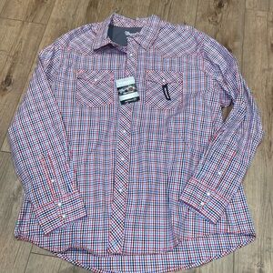 NWT Wrangler XXL Pearl snap